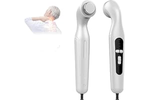 JOPWUE Appareil De PhysiothéRapie à Ultrasons,3 Vitesses Masseur à Ultrasons avec Massage Profond 27cm,Timing,constante 42°C,pour Soulager la Douleur Causée par les Lésions Musculaires et la Douleur (White)