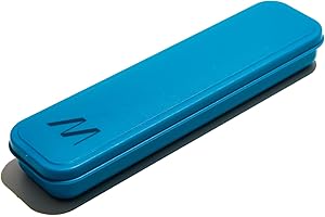 Muitomas, Set di Posate Portatile, Kit Completo di Posate per Pranzi Fuori Casa, con Custodia Compatta Facile da Trasportare in Viaggi e Ufficio, Colore Blu Ottanio