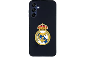 LA CASA DE LAS CARCASAS Funda para Samsung Galaxy A15 5G del Real Madrid Escudo Real Madrid en Silicona líquida para Proteger tu móvil. Capa Flexible con Licencia Oficial Real Madrid