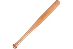 HPMAISON 28/30/32/34 Zoll Langer Baseballschläger aus Holz Erwachsene Kinder Outdoor 71cm/76cm/81cm/86cm Tballschläger Training Übung Zuhause Schutz Leichte Gartenspiele