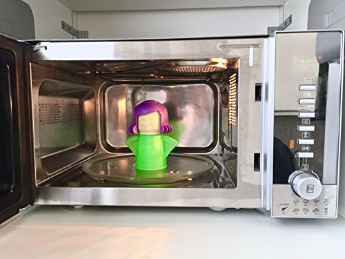 IWILCS Mikrowelle Reiniger Gesunde Küche, Angry Mama Küche Mikrowelle Reiniger Werkzeug Gizmo-Gerade Fügen Sie Essig und Wasser - 6