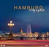 Hamburg City Lights GF 2016: Hamburg bei Nacht Großformatkalender by 