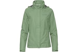 VAUDE Damen Regenjacke Escape Bike Light, wasserdichte Outdoorjacke, atmungsaktive Fahrradjacke mit Kapuze, umweltfreundliche Wanderjacke