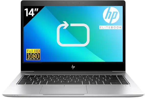 HP EliteBook 840 G6, FHD, Intel Core i5 8265U, 16 GB RAM, 512 GB SSD, Intel UHD Graphics, Windows 11 (Reacondicionado) Bolsa Cybersnap