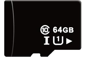 HGYGHO Tarjeta de 64 GB para Mini Cámara Espía, Tarjeta de 64 GB para 1080P DIY WiFi Wireless Cámara Oculto Más Pequeñas Cámaras de Seguridad con App Cámara Niñera Alertas Activadas por Movimiento