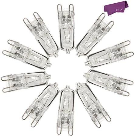 SalesLa 10 x G9 40W Halogen Long Life Capsule Lamps Explosion-proof Light Bulbs Warm Light