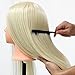 Neverland Training head Hairdressing Head Cosmetology Mannequin Head 10% Real Hair 60cm