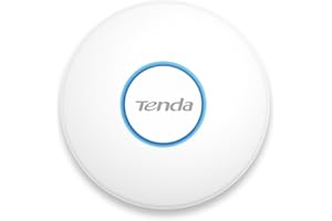 ‎TENDA Tenda i27 AX3000 WiFi 6 Access Point PoE (802.11ax Dualband, 1x GB PoE LAN-Port, WPA3 Sicherheit, Mehrere SSIDs, Verwaltbar über APP oder Weboberfläche, 802.3at PoE+ Powered, inkl. Netzteil)