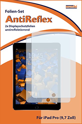2 x mumbi Displayschutzfolie iPad Pro (9,7 Zoll) Schutzfolie AntiReflex matt - 2