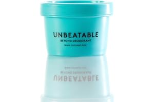 COCUNAT - Unbeatable - Desodorante en Crema - Neutralizador de Bacterias - Sin Antitranspirantes - Ingredientes Naturales - Desodorante Sin Parabenos Ni Aluminio - 40gr