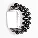 Produktbild für Apple Watch 38mm Strap Armband Mode Retro Elastische Stretch Ersatz Armband Bunte Perlen Gürtel Uhrenarmbänder für Apple Watch Serie 3 Serie 2 Serie 1 Alle Version