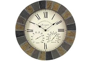 Smart Garden Products Limited 14" Stonegate Wall Clock & Thermometer