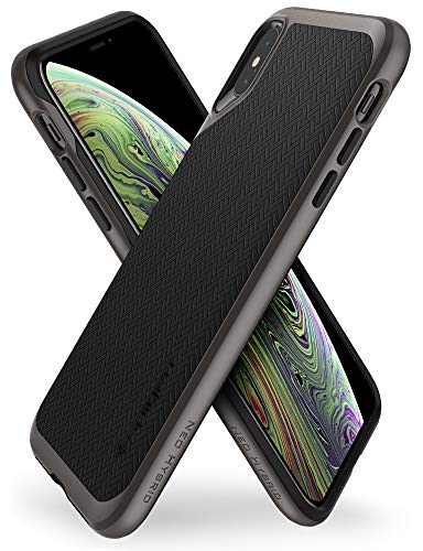 Spigen Neo Hybrid, iPhone XS Hülle, iPhone X Hülle, Zweiteilige Handyhülle Modische Muster Silikon Schale und PC Rahmen Schutzhülle Case für iPhone XS (5.8 Zoll) / iPhone X (Gunmetal) 063CS24918 Spigen Neo Hybrid, iPhone XS Hülle, iPhone X Hülle, Zweiteilige Handyhülle Modische Muster Silikon Schale und PC Rahmen Schutzhülle Case für iPhone XS (5.8 Zoll) / iPhone X (Gunmetal) 063CS24918