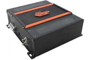 GK SOUND 1 SP AUDIO SP-3500.1D, amplificateur monophonique 1 canal de 3500 watts rms à 1 ohm, classe d, renforcement des basses 0-12 db, avec remote incluse, pour voiture, 1 pièce