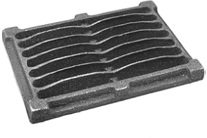 SEZAM 21 x 15 cm Gussrost Ofenrost Ascherost Kaminrost passend Kaminofen Tafelrost Rost Ofengitter Kamin Ersatzteile Zubehör Gussrost Ofenrost Grillkamin Eckig Eckrost