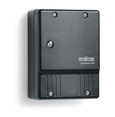 Steinel interrupteur crépusculaire NightMatic 2000 Noir – Capteur crépusculaire pour un éclairage automatique les nuits