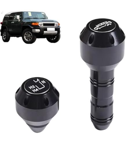 For Toyota FJ Cruiser 2007-2021 Black Alloy Gear Shift Knob Shifter Lever Head - View #3