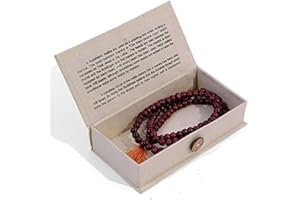 Mala Beads | Buddhist Mallah bead Rosary Beads | Om mani padme hum by Hippy Shack