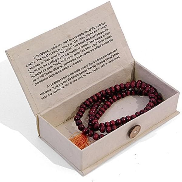 108 Mala Ketting Edelsteen Imperial Jaspis OM | Jasper Ohm Armband | Rozenkrans Kralenketting