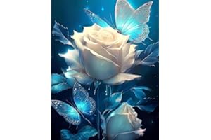 Yufengliye 5DDiamond Painting Set di immagini per pittura con diamanti fai da te, kit per pittura con strass, per bambini, adulti, casa, ufficio, decorazione da parete – 30 x 40 cm