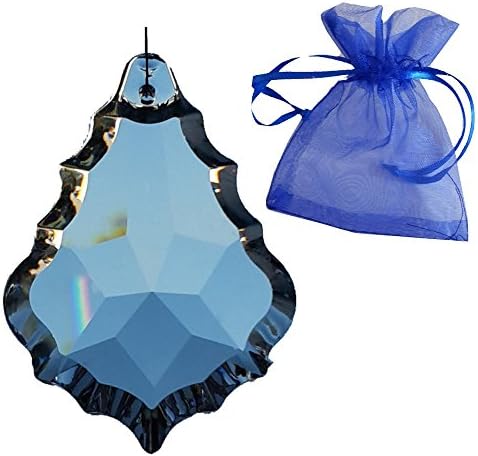 Crystal Pendant Baroque L 76 mm in Fine Gift Bag Rainbow Crystal Sun Catcher Feng Shui 30% Pbo Lead Crystal Chandelier Hanging