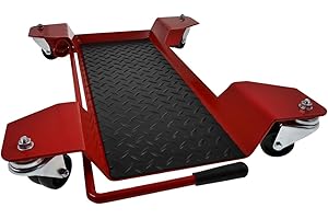 2EXTREME Range Moto sur Roulette 350 kg - Chariot de manœuvre pour Moto et Scooter - Plateau 56,5 x 43,5 x 8 cm - roulettes pivotantes - Aide de Transport Atelier/Garage