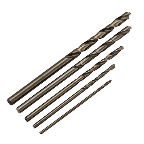 DIYI HSS Kobalt-Metallbohrerset Spiralbohrer 1mm 1.5mm 2mm 2.5mm 3mm 50 Stk. Bohrer Set - 5