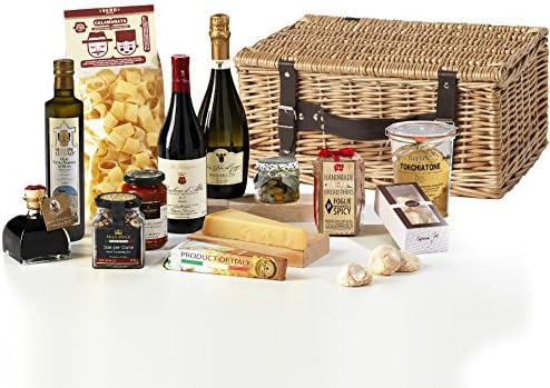 Hay Hampers Gourmet Taste of Italy Hamper Basket - FREE UK Delivery