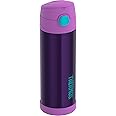 THERMOS FUNTAINER 16 Ounce Stainless Steel Bottle, Purple