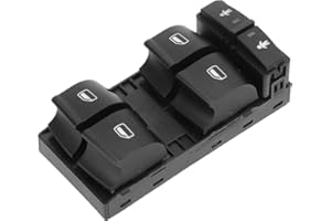 LEDFEWAG Interruptor Mando Elevalunas Botonera de Ventana del conductor 4F0959851G para A6 Quattro Q7 S6 2007-2015