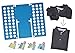 Produktbild Wäschefalter z.B. für T-Shirt Hemden / Falthilfe / Wäschefaltbrett / Faltbrett - blau Haushaltshilfe - sehr stabil