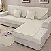 Produktbild Baumwolle Schnittsofa Werfen Abdeckung Pad Für die Ganze Saison,Anti-Rutsch Gesteppte Möbel Protektoren Für Haustier Hund Slip Cover Für l U-Form Sofa-1 stück- 28x71inch(70x180cm)