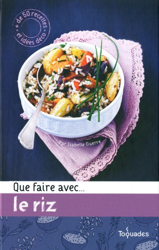 couverture de : Que faire avec... le riz