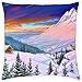 Produktbild Santuary Zone in Winter - Throw Pillow Cover Case (18