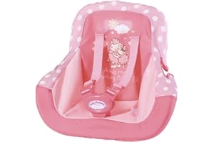 Zapf Creation Travel Autositz Baby Annabell-Seggiolino Auto da Viaggio, Colore: Rosa, Small, 701140