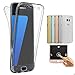Price comparison product image Samsung Galaxy A3 2017 A320 Case,2ndSpring Ultra Slim Shockproof TPU 360 Degree Protective Front and Back Full Body Soft Silicone Gel Skin Rubber Case Clear Transparent Cover for Samsung Galaxy A3 2017 A320