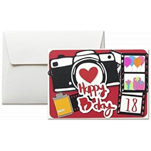 18 Jahre - Happy B - Geburtstag - Tag-Perfekt Tag-Glück - Grußkarte mit Umschlag (10,5 x 15 cm) - handgemachte Karte - freier Raum nach innen