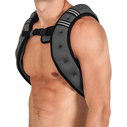 Gewichtsweste X-Style Laufweste Weight Vest Trainingsweste Schwarz/Grau | 5-10 KG - 4