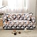 Produktbild Sundlight Sofabezug Sofahusse Sesselbezug Sesselhusse Sofaüberwurf Elastisch Verfügbar Geometrische Muster(B: 3 Sitzer 195-230cm)