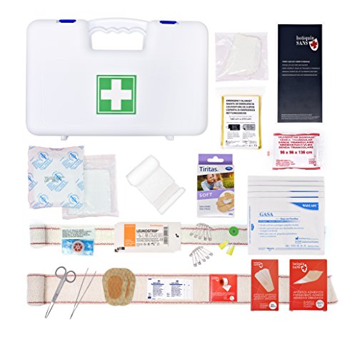 Maletín de primeros auxilios para empresas hasta 10 pax (Botiquín laboral según normativa Francesa) (MALETÍN) 