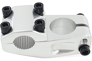 GRELiving Bike Stem for BMX Bike Aluminum Alloy Fixed Gear Bicycle Stem 22.2mm