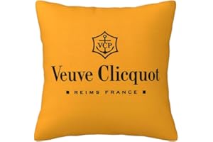Welikekitchen Outdoorkissen Kissen für Veuve Clicquot Champagner Orange inkl. Füllung