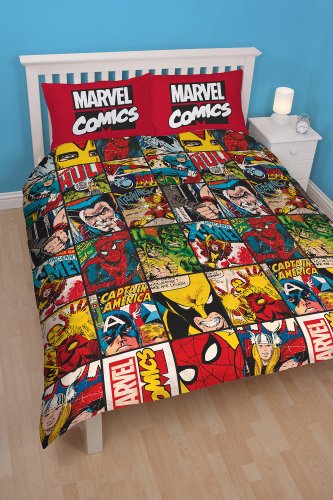 Marvel-Comics-Defenders-Bettbezug-Doppelbett-reversibel-NEU-OVP