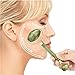 Produktbild Gesichts Schönheit Massagegerät Jade Massage Tool Roller Gesicht dünne Massagegerät (D)