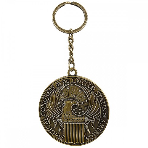 Preisvergleich Produktbild Harry Potter - Phantastische Tierwesen Macusa - Schlüsselanhänger aus Metall / Offiziell / J. K. Rowling