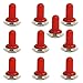 Produktbild E Support™ 10 Stück Kfz Auto 12mm Gummi Wippe Kippschalter Knopf Hut wasserdicht Boot Stiefel Kappe Abdeckung Rot
