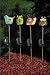 Produktbild Gartenstecker mit LED-Solar-Beleuchtung, 4fach sortiert, Keramik(1 PRO KAUF) 8 x 8 x 82cm NEU Gartendeko