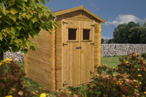 Blockbohlen Gartenhaus 19 mm Hannover – L180 x B180 - 8