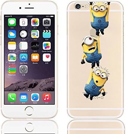 For iPod Touch 5 5th Generation Ultimate Cute Cartoon Transparent Ultra Thin Case Cover Collection with EATMYCASE® wristband (49: Minion 3in1)