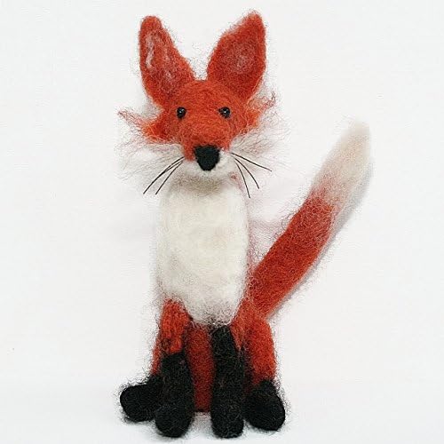Fox Needle Felting Kit - No experience required - Just add enthusiasm!
